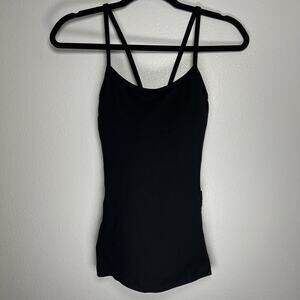 Senita Athletics| Women's crisscross back spaghetti strap workout top